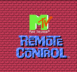 Remote Control (USA) Title Screen
